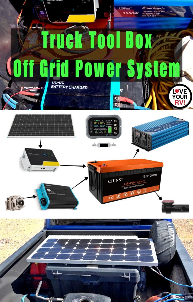 DIY Truck Tool Box Off Grid Power System